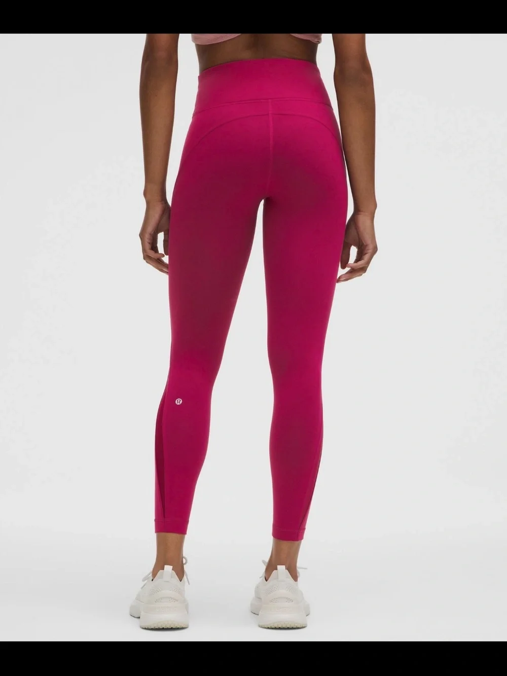 Lululemon Wunder Train HR Tight 28” Pockets Magenta Smoke NWT Size 0